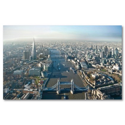 Αφίσα (Λονδίνο, ύψος, κτίρια, ουρανός, ουρανοξύστες, κτίρια)